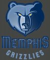Memphis Grizzlies Plastic Effect Logo Sticker Heat Transfer