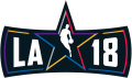 NBA All-Star Game 2017-2018 Wordmark Logo decal sticker