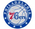 Philadelphia 47ers Plastic Effect Logo Sticker Heat Transfer