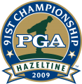 PGA Championship 2009 Primary Logo Sticker Heat Transfer