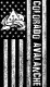 Black And White American Flag Logo
