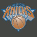 New York Knicks Plastic Effect Logo Sticker Heat Transfer