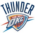 Oklahoma City Thunder Plastic Effect Logo Sticker Heat Transfer