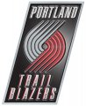 Portland Trail Blazers Plastic Effect Logo Sticker Heat Transfer
