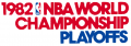 NBA Playoffs 1981-1982 Logo decal sticker