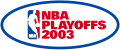 NBA Playoffs 2002-2003 Logo decal sticker